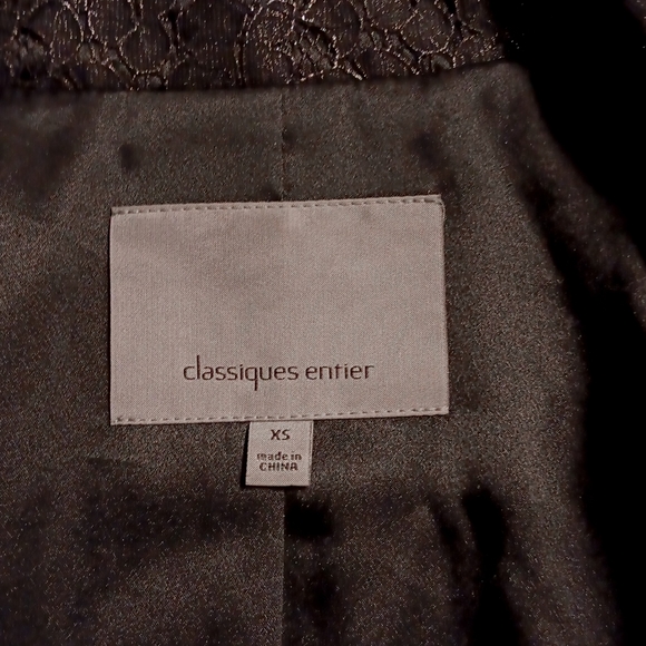 Classiques Entier Black Lace Moto Jacket NWT - Picture 8 of 10